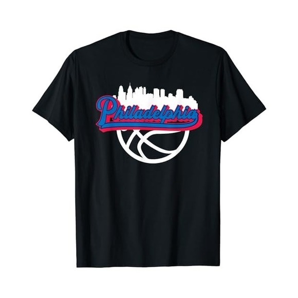AmyVich Tops - Philadelphia Vintage Basketball T-Shirt